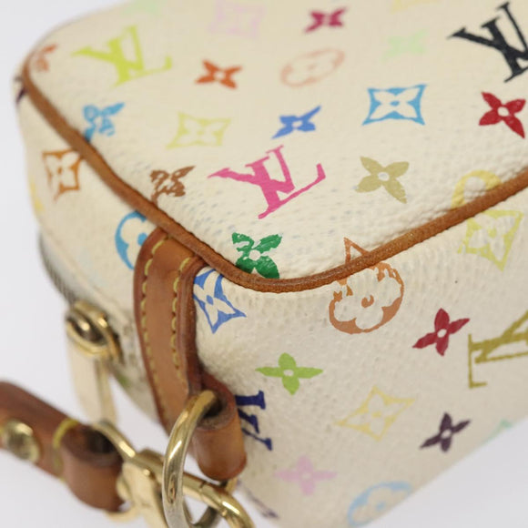 LOUIS VUITTON Monogram Multicolor Trousse Wapity White M58033 LV Auth 120544