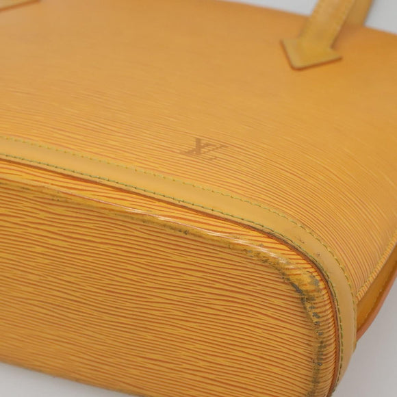 LOUIS VUITTON Epi Lussac Shoulder Bag Yellow M52289 LV Auth 120547