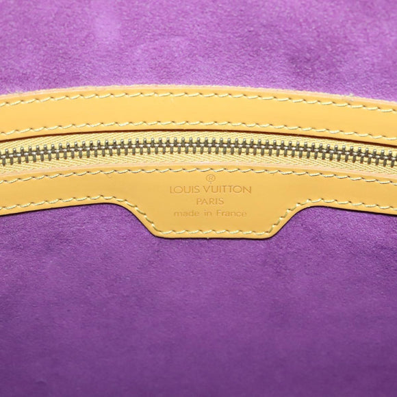 LOUIS VUITTON Epi Lussac Shoulder Bag Yellow M52289 LV Auth 120547