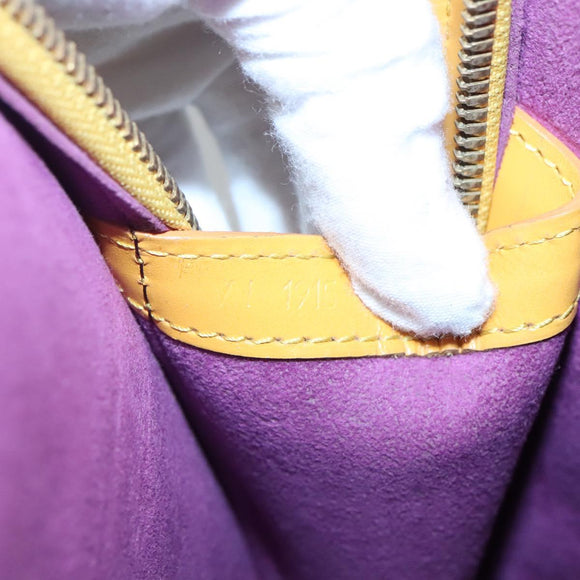 LOUIS VUITTON Epi Lussac Shoulder Bag Yellow M52289 LV Auth 120547