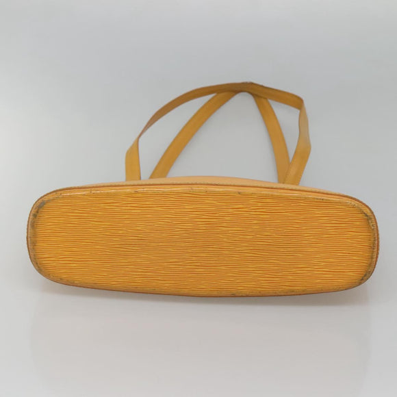 LOUIS VUITTON Epi Lussac Shoulder Bag Yellow M52289 LV Auth 120547