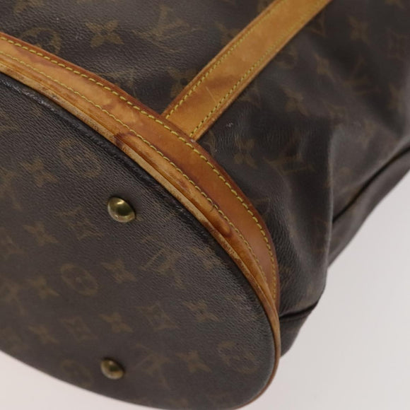 LOUIS VUITTON Monogram Bucket GM Shoulder Bag M42236 LV Auth 120557