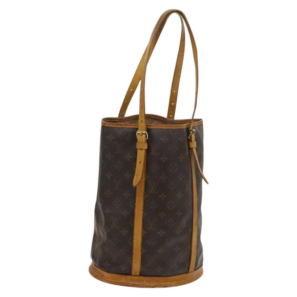 LOUIS VUITTON Monogram Bucket GM Shoulder Bag M42236 LV Auth 120557
