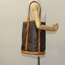 LOUIS VUITTON Monogram Bucket GM Shoulder Bag M42236 LV Auth 120557-21