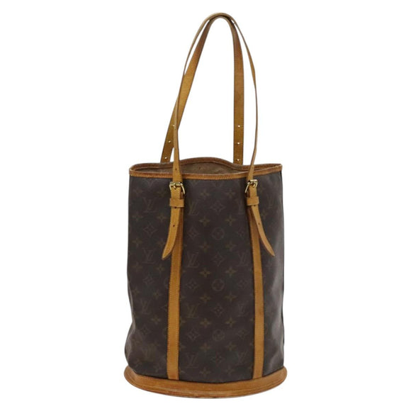 LOUIS VUITTON Monogram Bucket GM Shoulder Bag M42236 LV Auth 120557