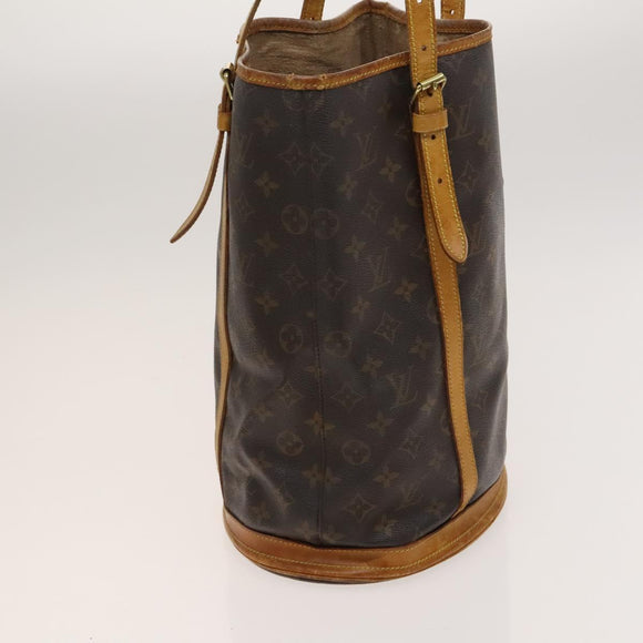 LOUIS VUITTON Monogram Bucket GM Shoulder Bag M42236 LV Auth 120557