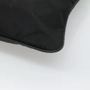 PRADA Butterfly Shoulder Bag Nylon Black Silver Auth 120559-16