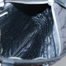 PRADA Butterfly Shoulder Bag Nylon Black Silver Auth 120559-20