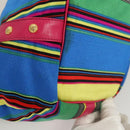 Gianni Versace Shoulder Bag Canvas Pink Gold Auth 120571-10