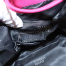 Gianni Versace Shoulder Bag Canvas Pink Gold Auth 120571-11