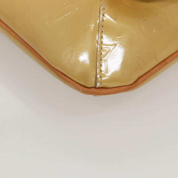 LOUIS VUITTON Monogram Vernis Thompson Street Bag Beige M91301 LV Auth 120587