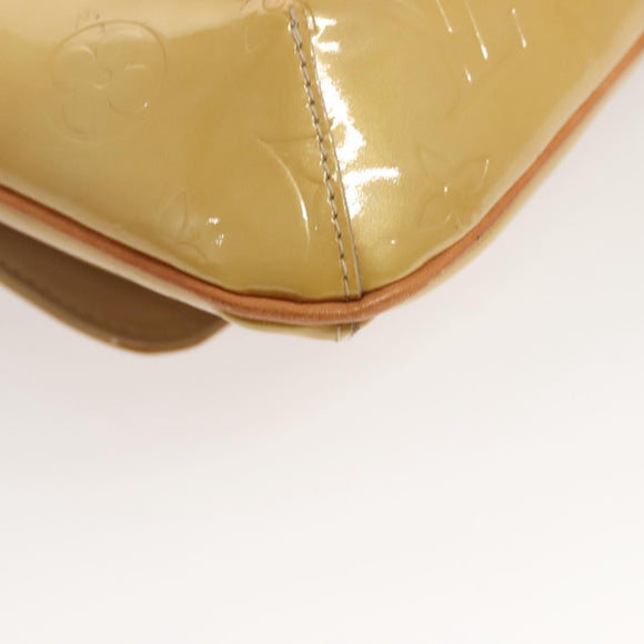 LOUIS VUITTON Monogram Vernis Thompson Street Bag Beige M91301 LV Auth 120587