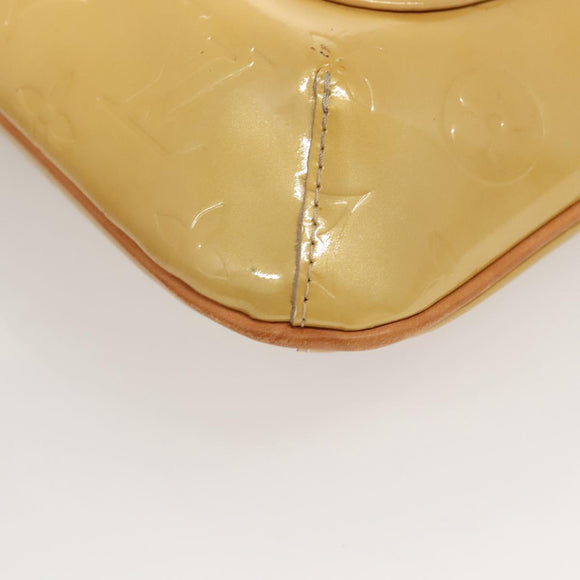 LOUIS VUITTON Monogram Vernis Thompson Street Bag Beige M91301 LV Auth 120587