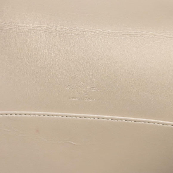 LOUIS VUITTON Monogram Vernis Thompson Street Bag Beige M91301 LV Auth 120587