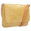 LOUIS VUITTON Monogram Vernis Thompson Street Bag Beige M91301 LV Auth 120587-1