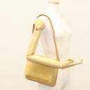 LOUIS VUITTON Monogram Vernis Thompson Street Bag Beige M91301 LV Auth 120587-23