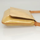 LOUIS VUITTON Monogram Vernis Thompson Street Bag Beige M91301 LV Auth 120587-3