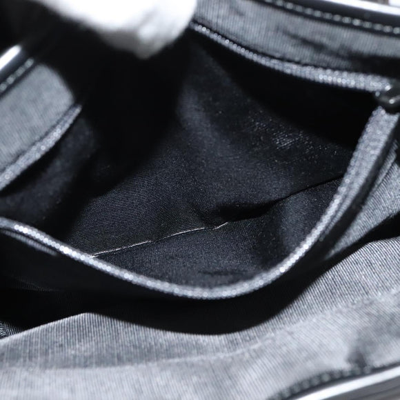 Burberrys Nova Check Blue Label Hand Bag Nylon Red Silver Auth 120591