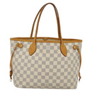 LOUIS VUITTON Damier Azur Neverfull PM Tragetasche N41362 LV Auth 120593-13