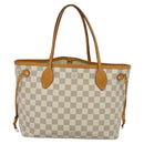 LOUIS VUITTON Damier Azur Neverfull PM Tragetasche N41362 LV Auth 120593-2