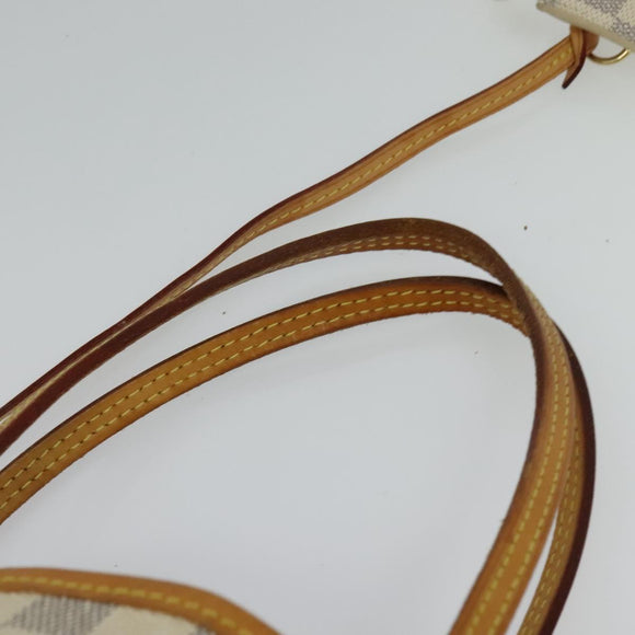 LOUIS VUITTON Damier Azur Neverfull PM Tragetasche N41362 LV Auth 120593