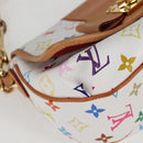 LOUIS VUITTON Monogram Multicolor Patty Shoulder Bag White M40305 Auth 120598V-8