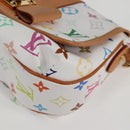 LOUIS VUITTON Monogram Multicolor Patty Shoulder Bag White M40305 Auth 120598V-15