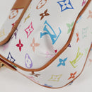 LOUIS VUITTON Monogram Multicolor Patty Shoulder Bag White M40305 Auth 120598V-16