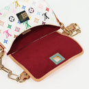 LOUIS VUITTON Monogram Multicolor Patty Shoulder Bag White M40305 Auth 120598SAV-9