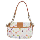 LOUIS VUITTON Monogram Multicolor Patty Shoulder Bag White M40305 Auth 120598V-2