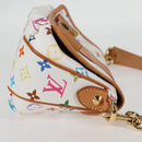 LOUIS VUITTON Monogram Multicolor Patty Shoulder Bag White M40305 Auth 120598V-4