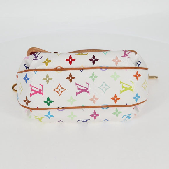 LOUIS VUITTON Monogram Multicolor Patty Shoulder Bag White M40305 Auth 120598SAV