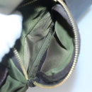 PRADA Shoulder Bag Nylon Khaki Gold Auth 120599-11