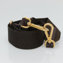 PRADA Shoulder Bag Nylon Khaki Gold Auth 120599-23