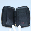 LOUIS VUITTON Epi Agenda Geode Travel Case Black M63872 LV Auth 120601-14