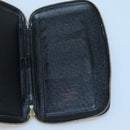 LOUIS VUITTON Epi Agenda Geode Travel Case Black M63872 LV Auth 120601-16