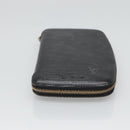 LOUIS VUITTON Epi Agenda Geode Travel Case Black M63872 LV Auth 120601-7