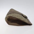 GUCCI GG Supreme Web Sherry Line Clutch Bag PVC Beige Red 89 01 033 Auth 120609-3