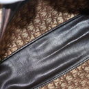 Christian Dior Trotter Canvas Hand Bag Brown Gold Auth 120616-12