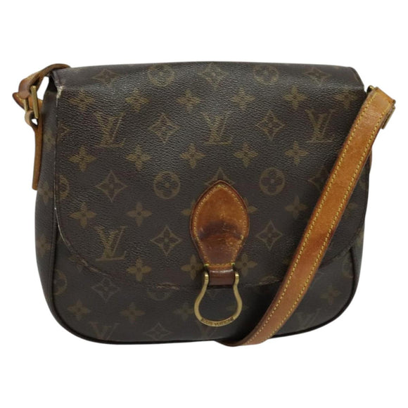LOUIS VUITTON Monogram Saint Cloud GM Shoulder Bag M51242 LV Auth 120620
