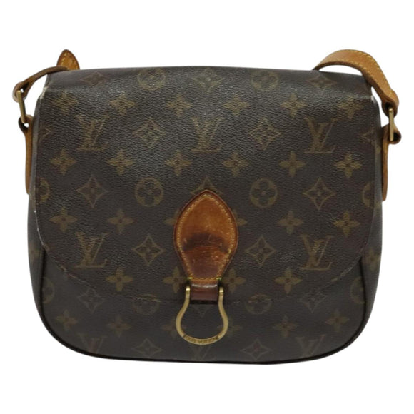 LOUIS VUITTON Monogram Saint Cloud GM Shoulder Bag M51242 LV Auth 120620