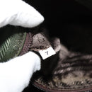 PRADA Shoulder Bag Nylon Beige Silver Auth 120621-11