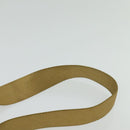 PRADA Shoulder Bag Nylon Beige Silver Auth 120621-14