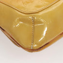 LOUIS VUITTON Monogram Vernis Thompson Street Bag Beige M91301 LV Auth 120623-9