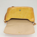 LOUIS VUITTON Monogram Vernis Thompson Street Bag Beige M91301 LV Auth 120623-17