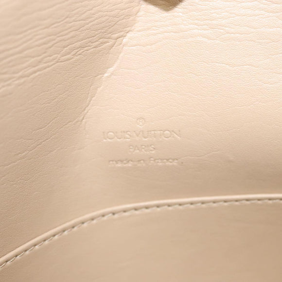 LOUIS VUITTON Monogram Vernis Thompson Street Bag Beige M91301 LV Auth 120623