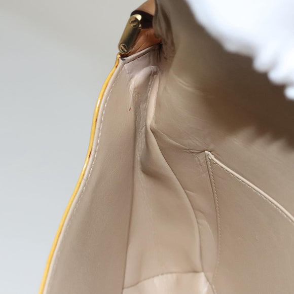 LOUIS VUITTON Monogram Vernis Thompson Street Bag Beige M91301 LV Auth 120623