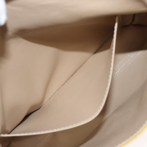 LOUIS VUITTON Monogram Vernis Thompson Street Bag Beige M91301 LV Auth 120623