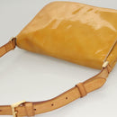 LOUIS VUITTON Monogram Vernis Thompson Street Bag Beige M91301 LV Auth 120623-6