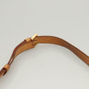 LOUIS VUITTON Monogram Vernis Thompson Street Bag Beige M91301 LV Auth 120623-8